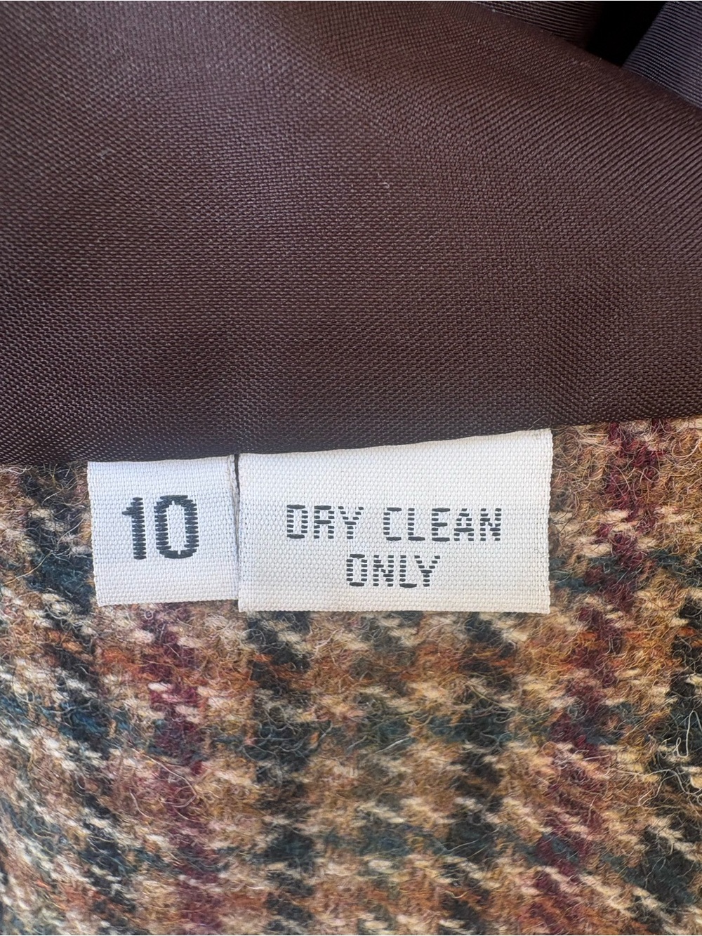 Patchwork Jacket Women Size 10 Vintage - Picture 6 of 7